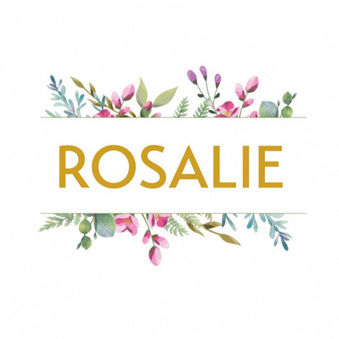 Lief botanisch geboortekaartje Rosalie voor