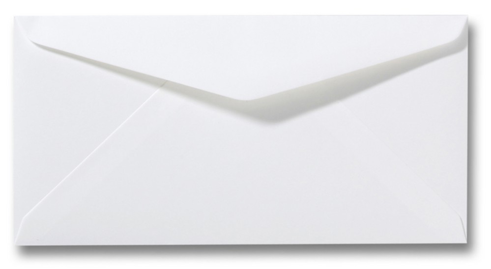 Envelop 11x22 gebroken wit