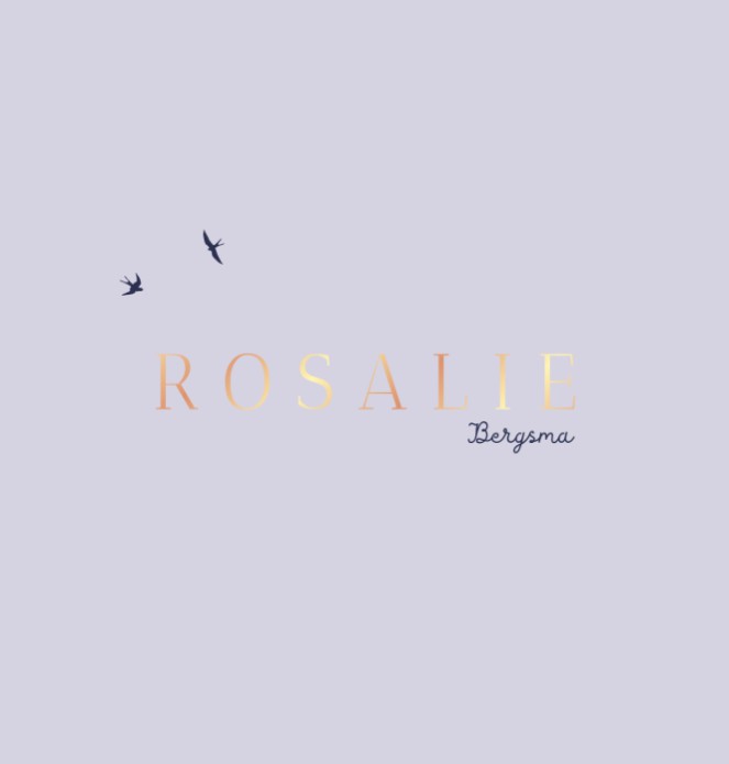 Lief botanisch geboortekaartje Rosalie voor