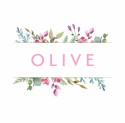 Olive met lieve bloemetjes