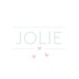 Luxe geboortekaartje met reliëfdruk met hartjes Jolie